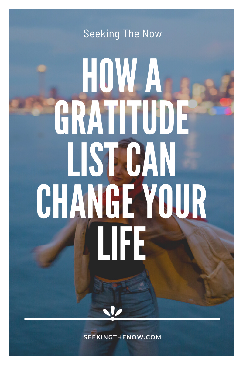 How A Gratitude List Can Change Your Life