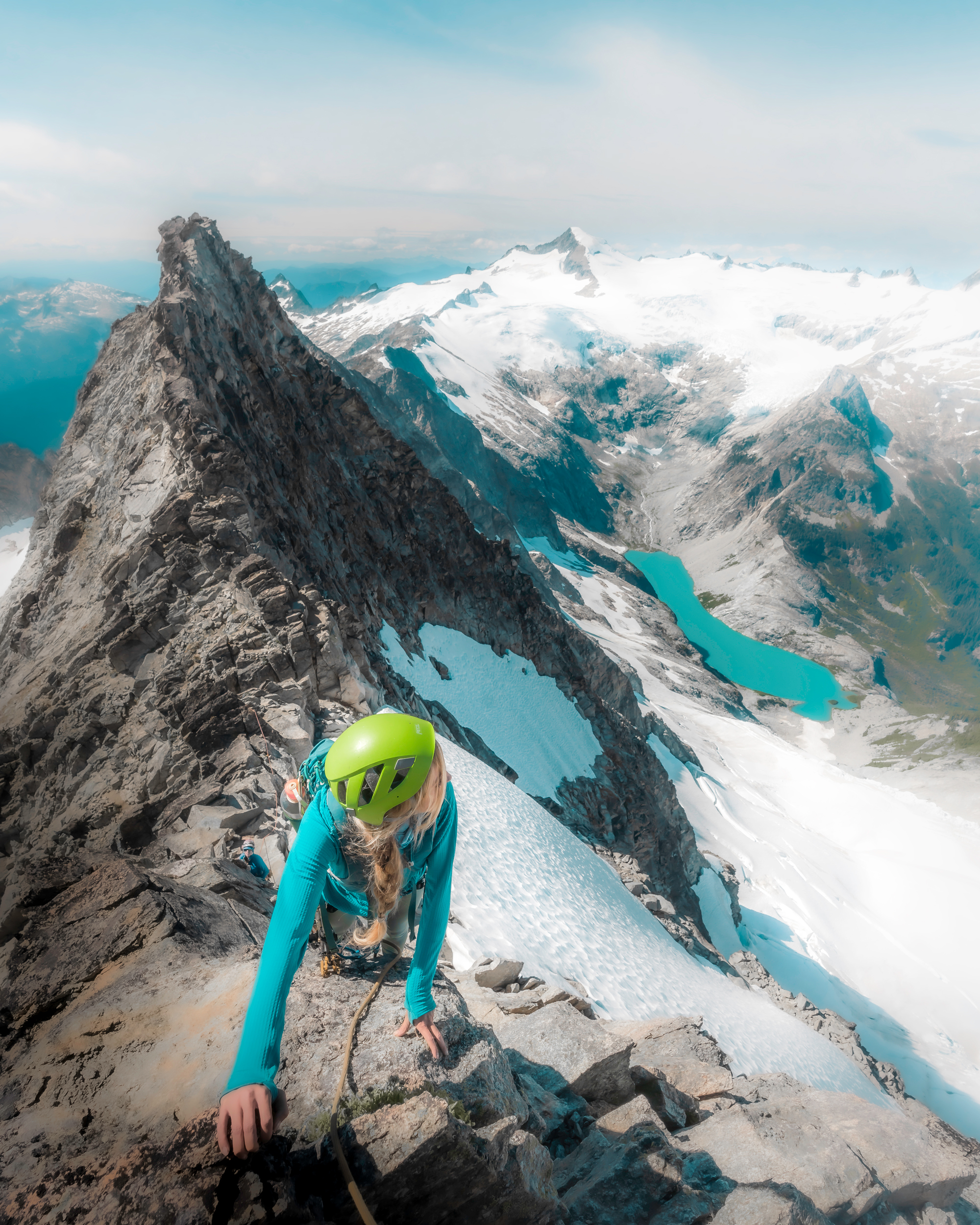 Girl Hiking at Mt Rainier National Park