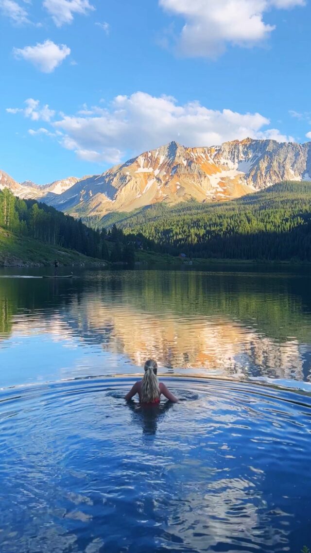 Mornings in the Colorado Mountains are just 🥹✨🏔️